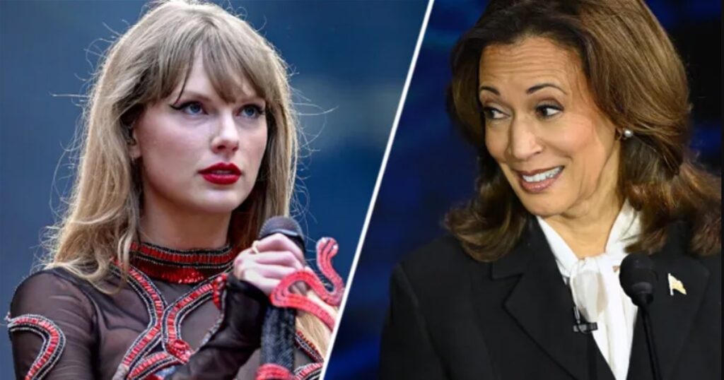 taylor swift and kamala harris 